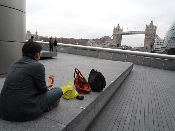 picnic by the bridge
