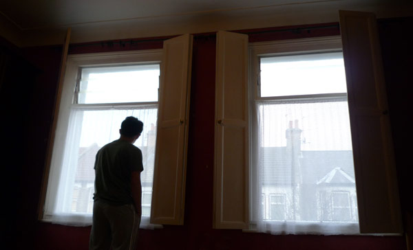 what is J looking at?