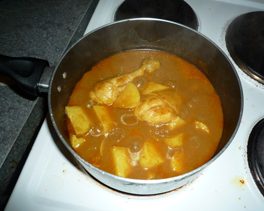 p1000488 Chicken curry with potato and carrot... Taste like the Japanese Katsu Curry.