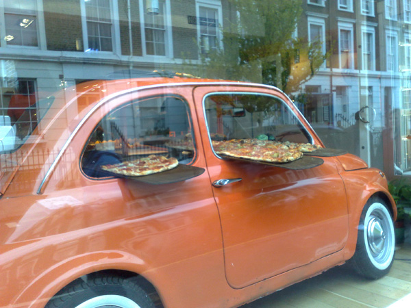 Serving pizza out of a mini?
